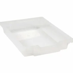 Schublade inklusive Schiene: transparent (7 cm)