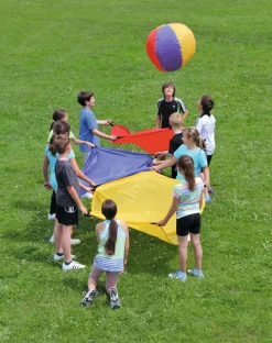 Schwungtuch-Ballspiel, ab 5 Jahre