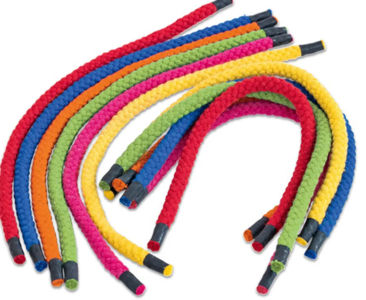 Seil-Set Regenbogen, 12er Set - 40 cm