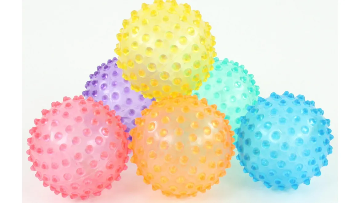Sensomotorik Ball - 6er Set, Ø 11 cm