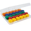 Set Haft-Magnete 21 mm ø in Box, 72 Stück