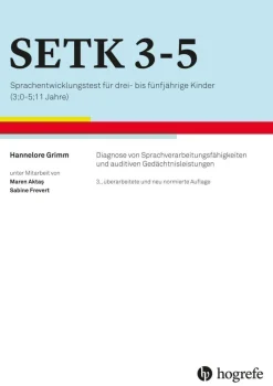 SETK 3-5, Sprachentwicklungstest, komplett (3. Auflage/Neuauflage)
