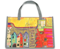 Set mit 2 Kunststofftaschen mit Einschub, für DIN3