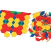 Set mit 250 Stück Pattern-Blocks aus Kunststoff