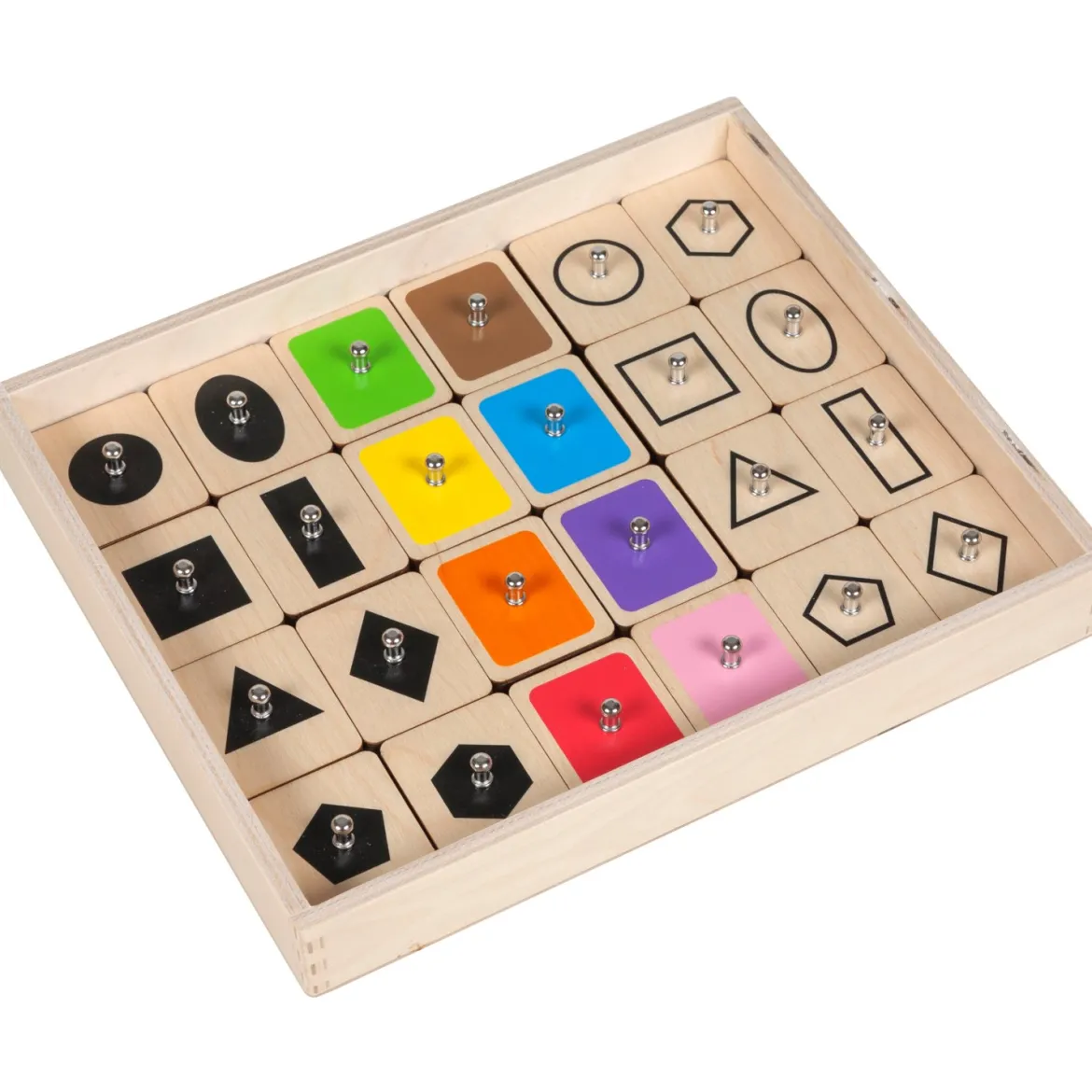 Shape together, interaktives Holzstempel-Spiel, ab 5 Jahre