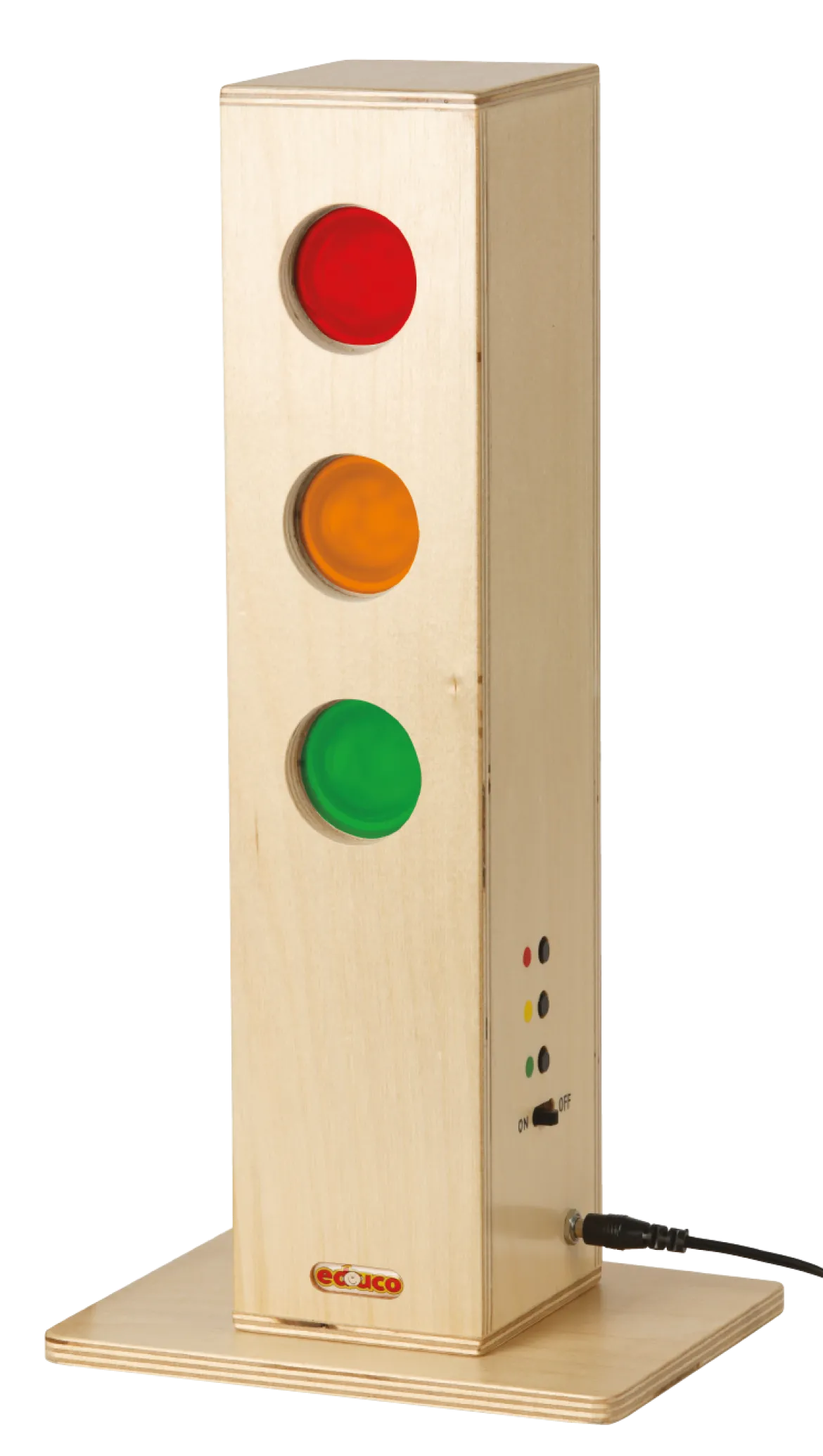 Signalampel aus Holz