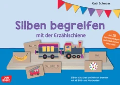 Silben begreifen mit der Erzählschiene, 48 Bild- und Wortkarten, ab 4 Jahre
