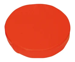 Sitzkissen orange, Durchmesser 30 cm, Höhe 5 cm