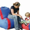 Sitzsack, GROSS - BLAU/ ROT