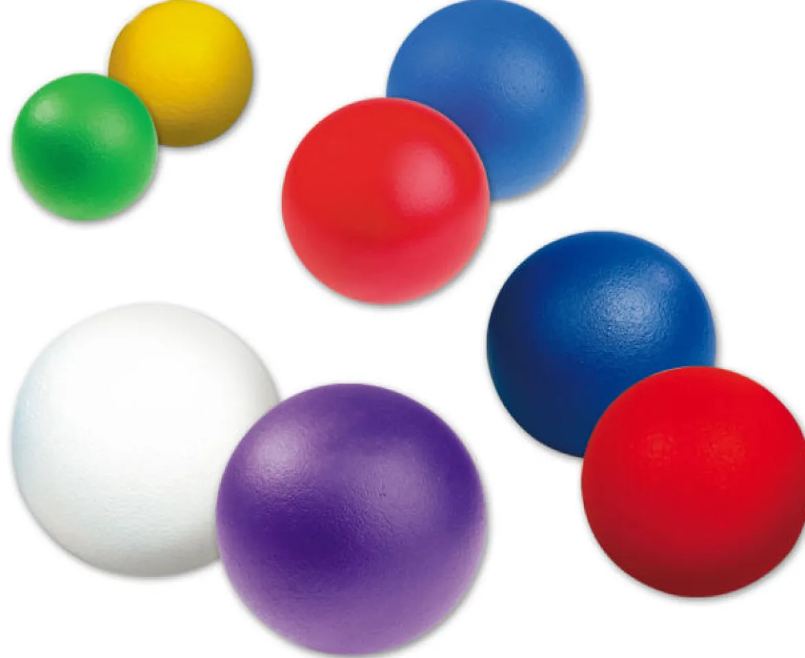 Softball, beschichtet, 16 cm, blau, 92 g