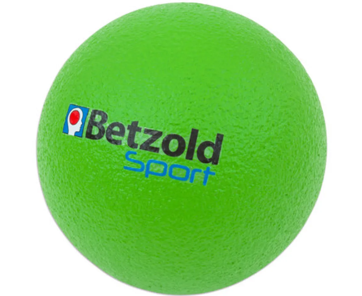 Softball, beschichtet, 15 cm, grün