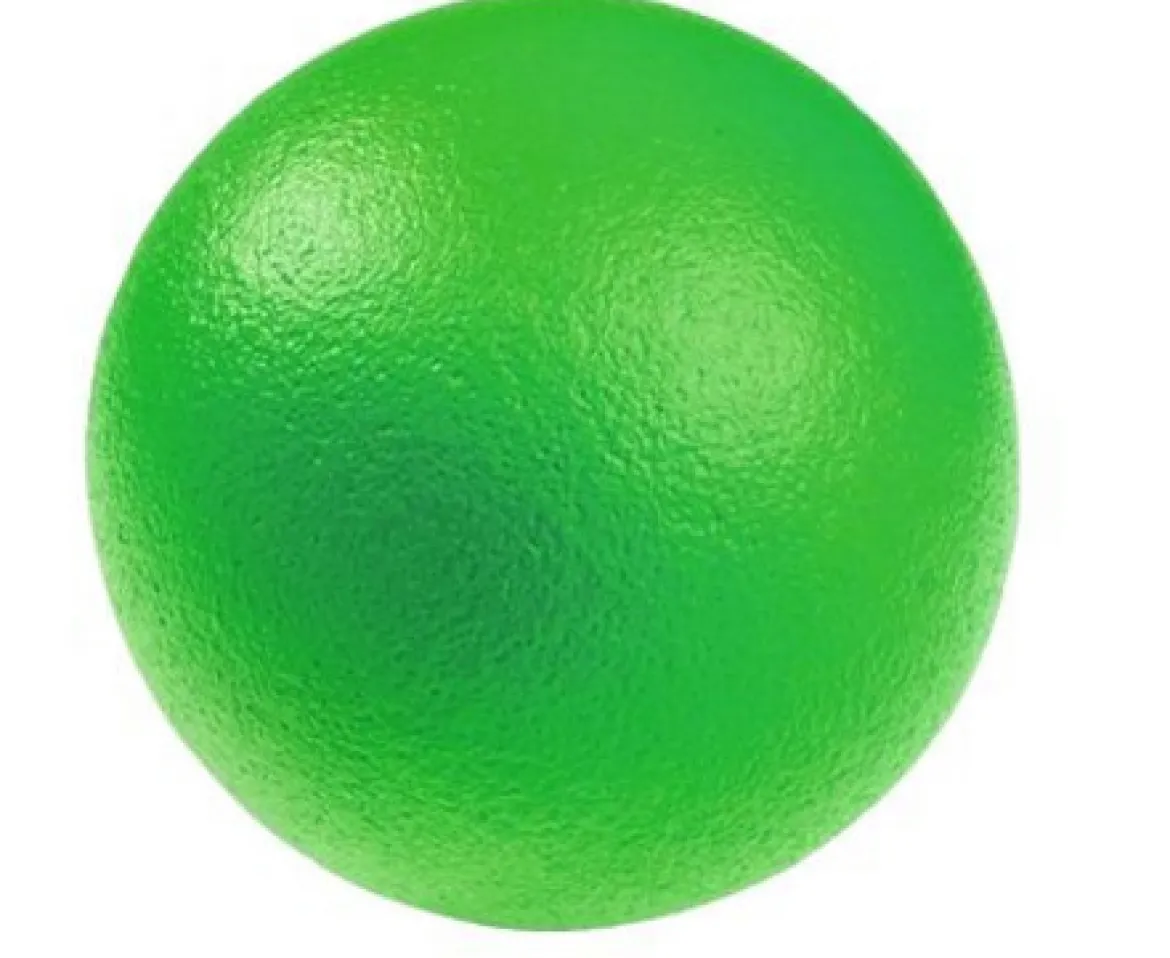 Softball, beschichtet, 9 cm, grün, 22 g