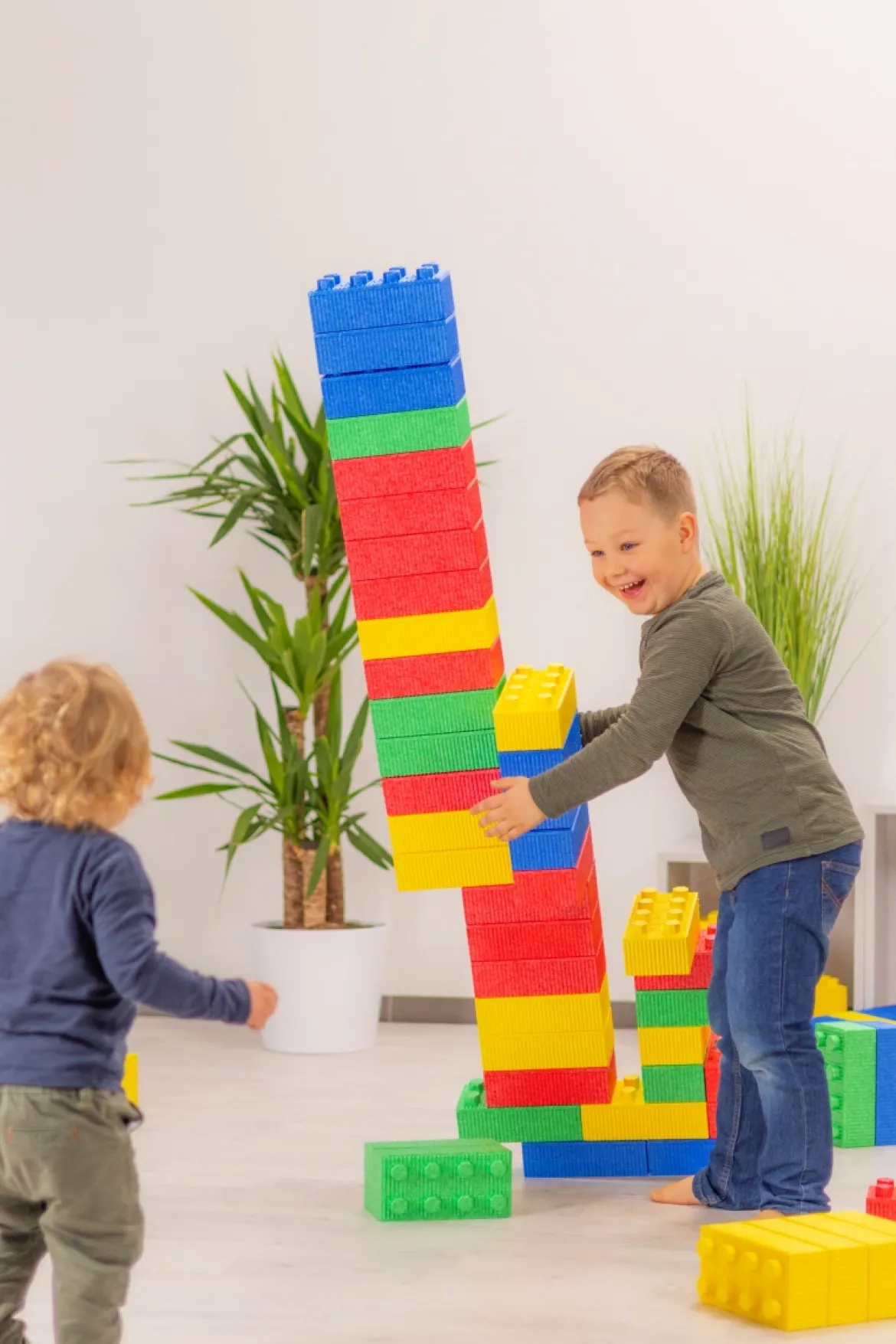 Softbausteine, MODO SoftSteine, 76-teilig, EPP-Schaumstoff, mehrfarbig