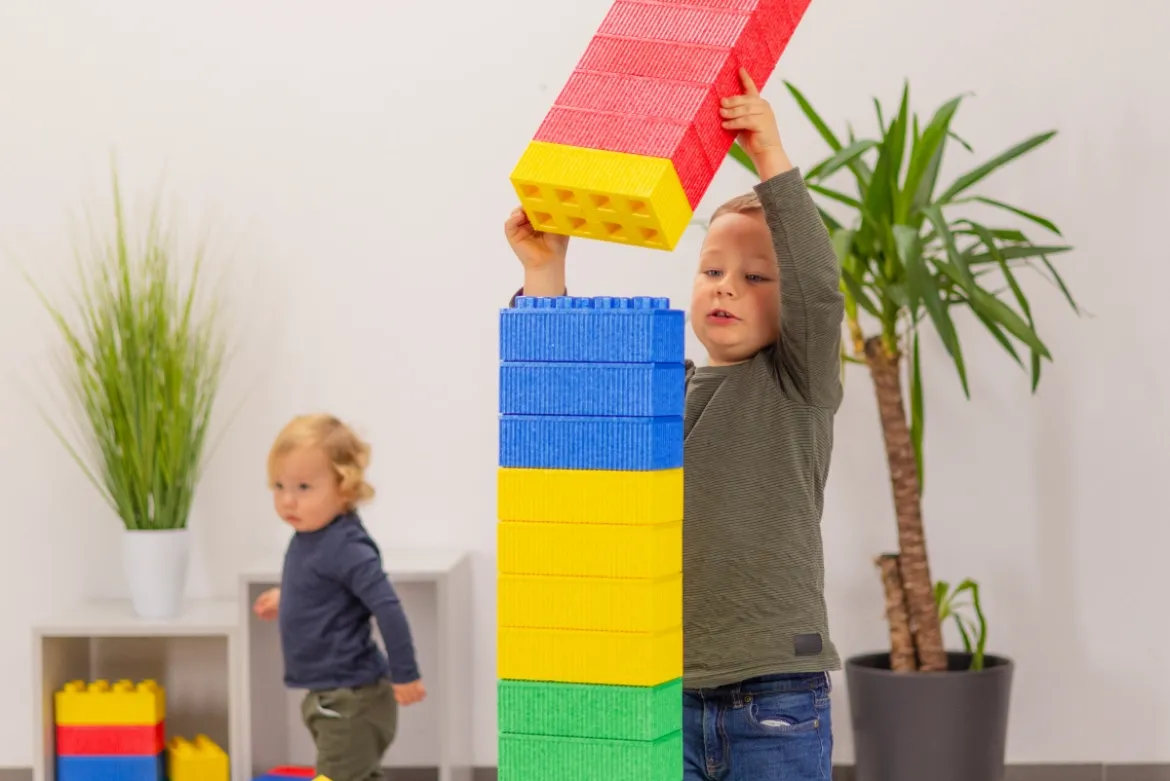 Softbausteine, MODO SoftSteine, 76-teilig, EPP-Schaumstoff, mehrfarbig