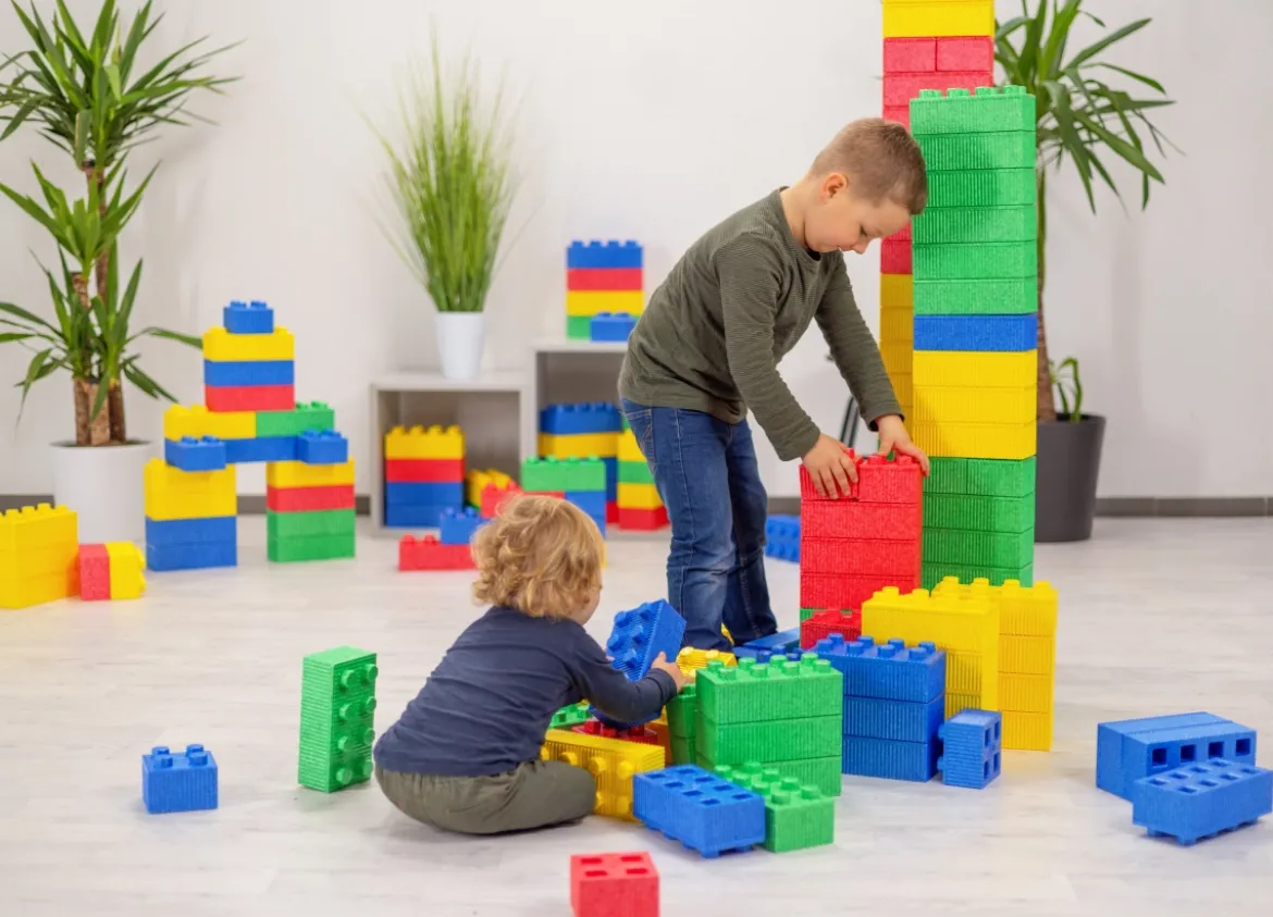 Softbausteine, MODO SoftSteine, 76-teilig, EPP-Schaumstoff, mehrfarbig