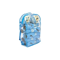 Soft Bowling Set, 10 Kegel, 2 Kugeln, Tragetasche und Positionsmatte