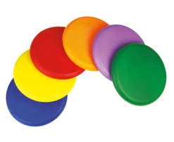 Softfrisbee (6 Stück), beschichtet, Ø 21 cm, ab 5 Jahre