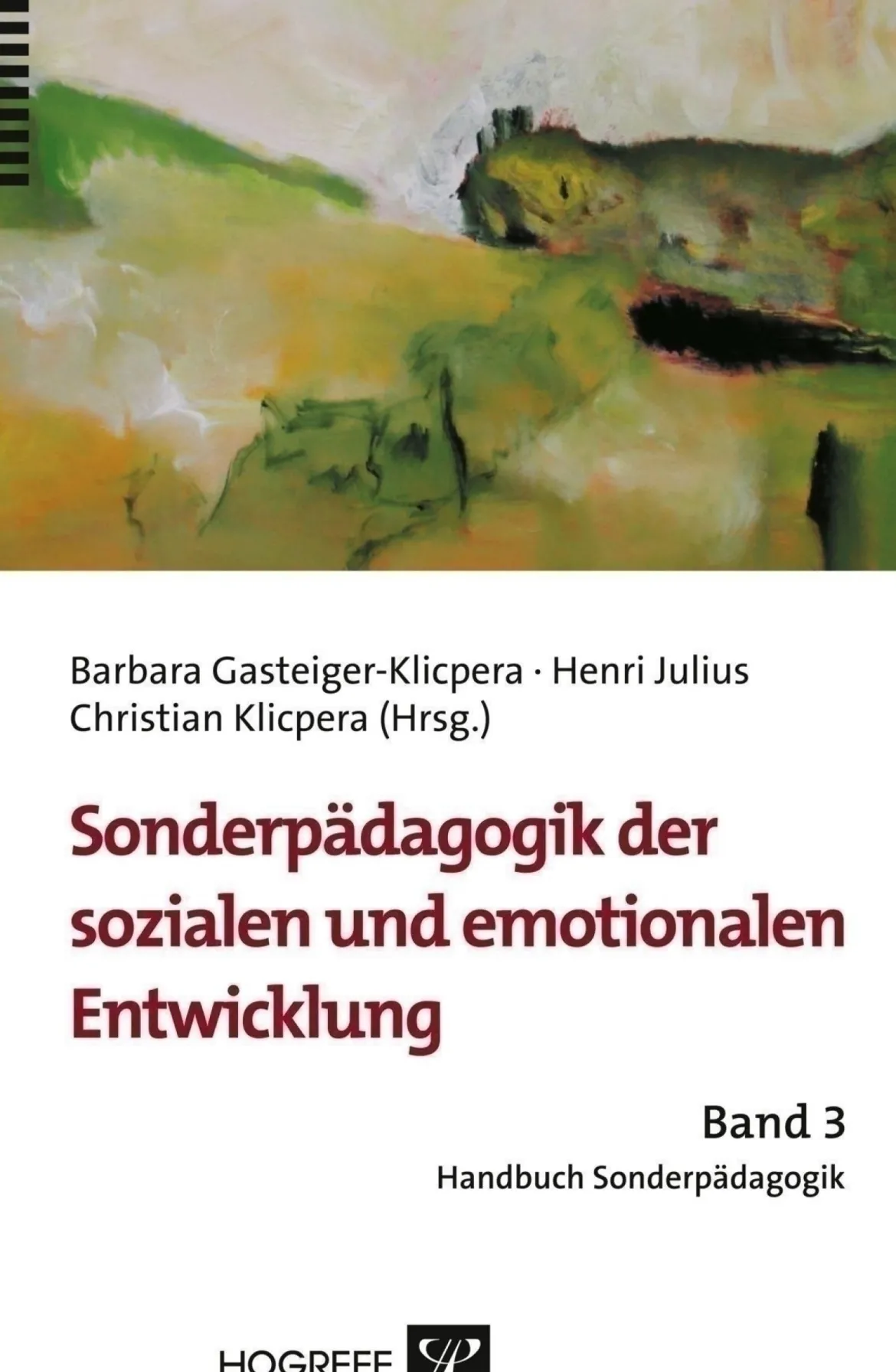 Sonderpädagogik der sozialen und emotionalen Entwicklung, Buch