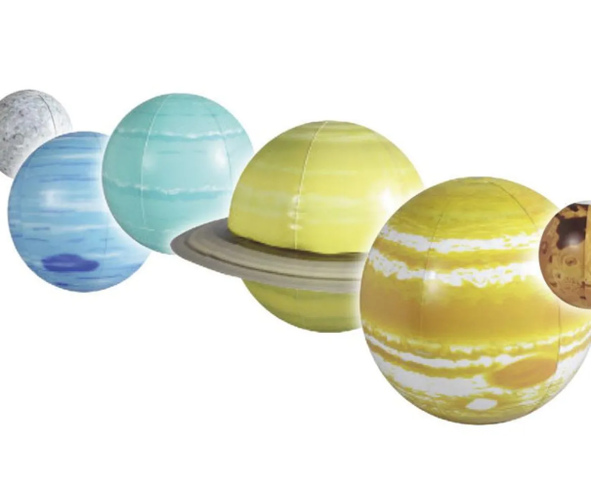 Sonnensystem, aufblasbare Modelle, 3-10 Jahre