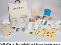 SON-R 2-8 Non-verbaler Intelligenztest (Testkoffer mit Testmaterial, inkl. Auswertungsprogramm ohne Auswertungsbogen und Manual)
