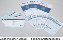 SON-R 2-8 Non-verbaler Intelligenztest (Testkoffer mit Testmaterial, inkl. Auswertungsprogramm ohne Auswertungsbogen und Manual)