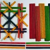 Spanstäbchen, Legespiel, ab 3 Jahre