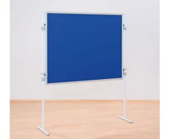 Sparset Tafelreihe, Tafeloberfläche blau, 3 Tafeln, 4 T-Fuß-Stative