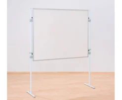 Sparset Tafelreihe, Tafeloberfläche weiß, 3 Tafeln, 4 T-Fuß-Stative