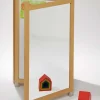 Spiegelparavent, 109 cm hoch