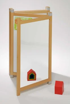 Spiegelparavent, 109 cm hoch