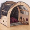 Spielbogen und Kuschelhöhle, Indoor, aus Holz