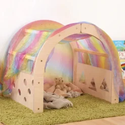 Spielbogen und Kuschelhöhle, Indoor, aus Holz
