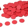 Spielchips rot, 100 Stück aus RE-Plastic