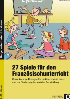 27 Spiele für den Französischunterricht, Buch, 5.-10. Klasse