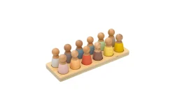 Spielfiguren ?Regenbogen?, 12 Stück, pastellfarben, ab 3 Jahren