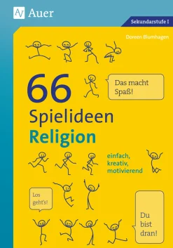 66 Spielideen Religion, Buch, 5. bis 10. Klasse