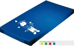 Spielmatte mit Kindermotiv Jonglieren, 150 x 100 cm, blau