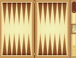 Spielteppich Backgammon inkl. Zubehör