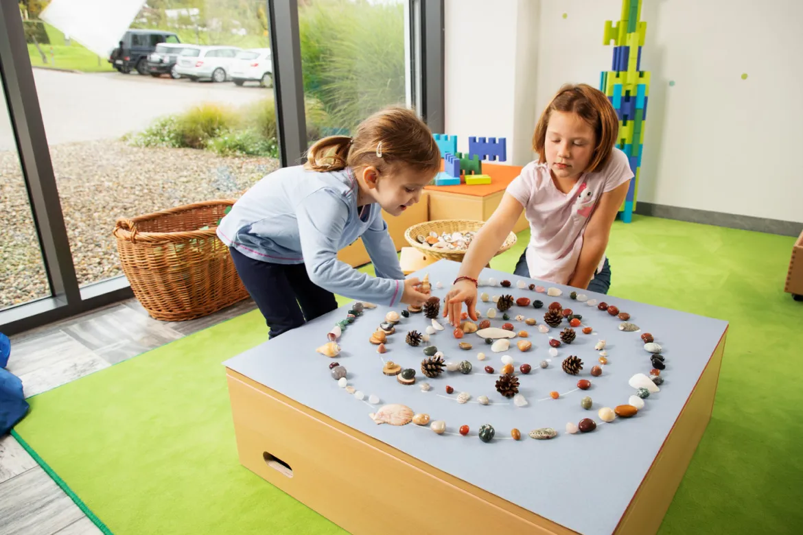Spielteppich Mandala klein, 80 x 80 cm, 3-6 Jahre