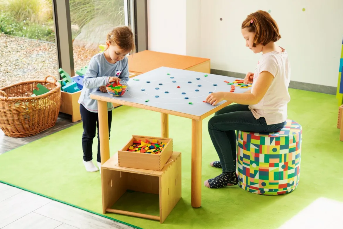 Spielteppich Mandala klein, 80 x 80 cm, 3-6 Jahre
