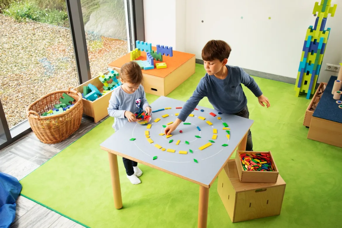 Spielteppich Mandala klein, 80 x 80 cm, 3-6 Jahre