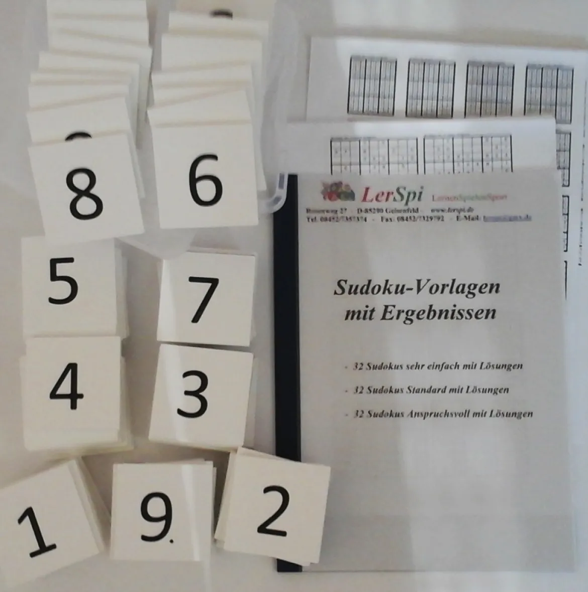 Spielteppich Sudoku inkl. Zubehör