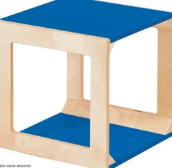 Spiel- und Krabbelwürfel einfach blau