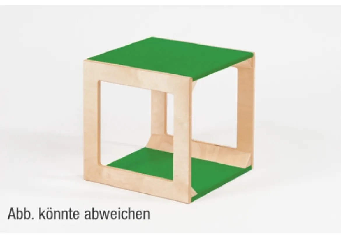 Spiel- und Krabbelwürfel einfach grün