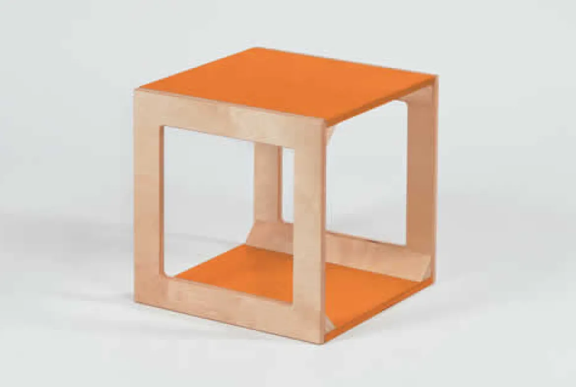 Spiel- und Krabbelwürfel einfach orange