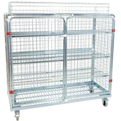 Sport-Thieme Materialwagen Standard 150x140x62 cm mit Aufsatz
