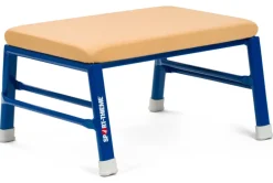 Sport-Thieme Turnhocker Original mit Lederbezug natur, stapelbar