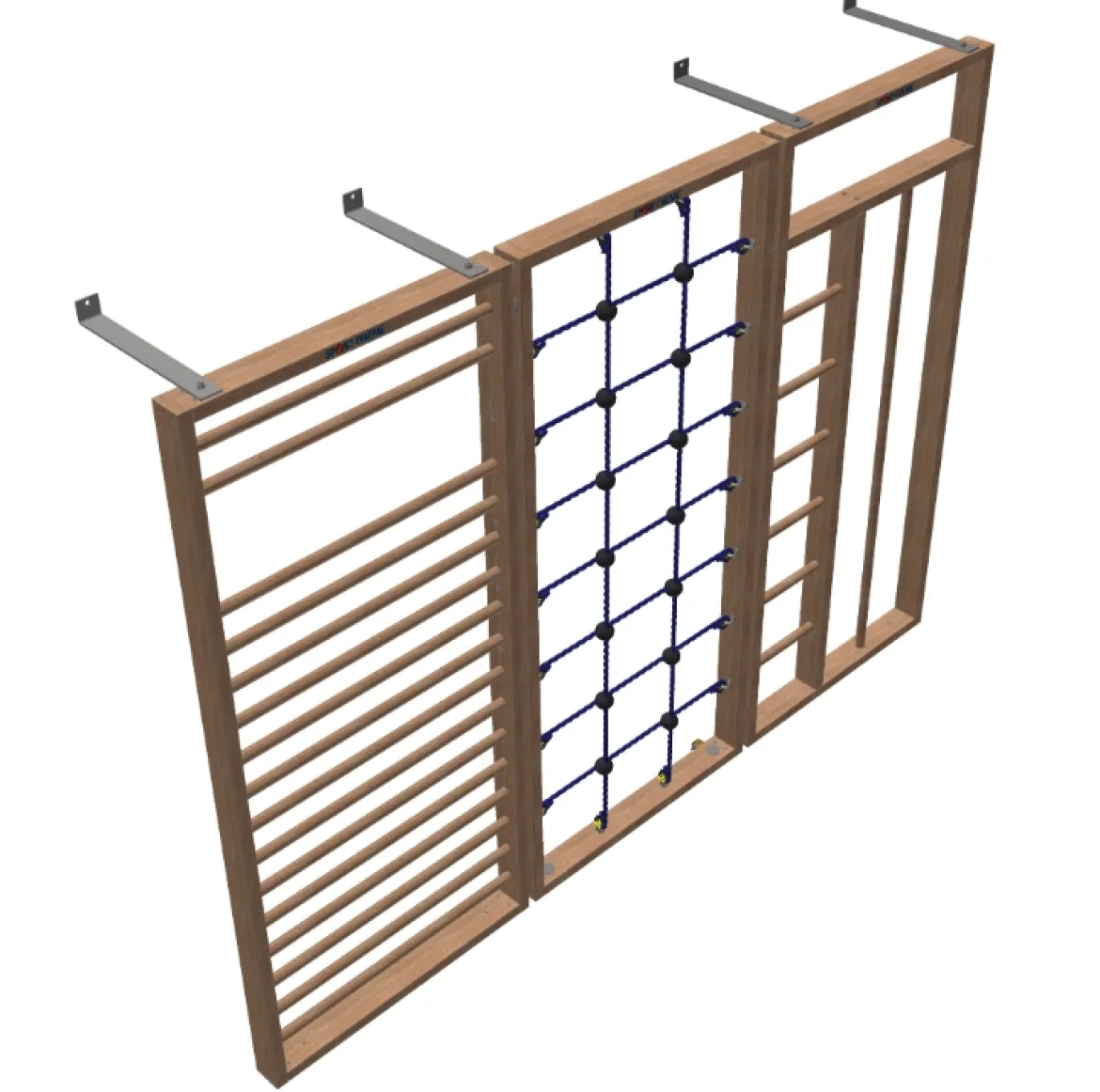 Sport-Thieme Turnwand-Kombination TuWa Kletterwand 3 - ohne Fallschutzmatten