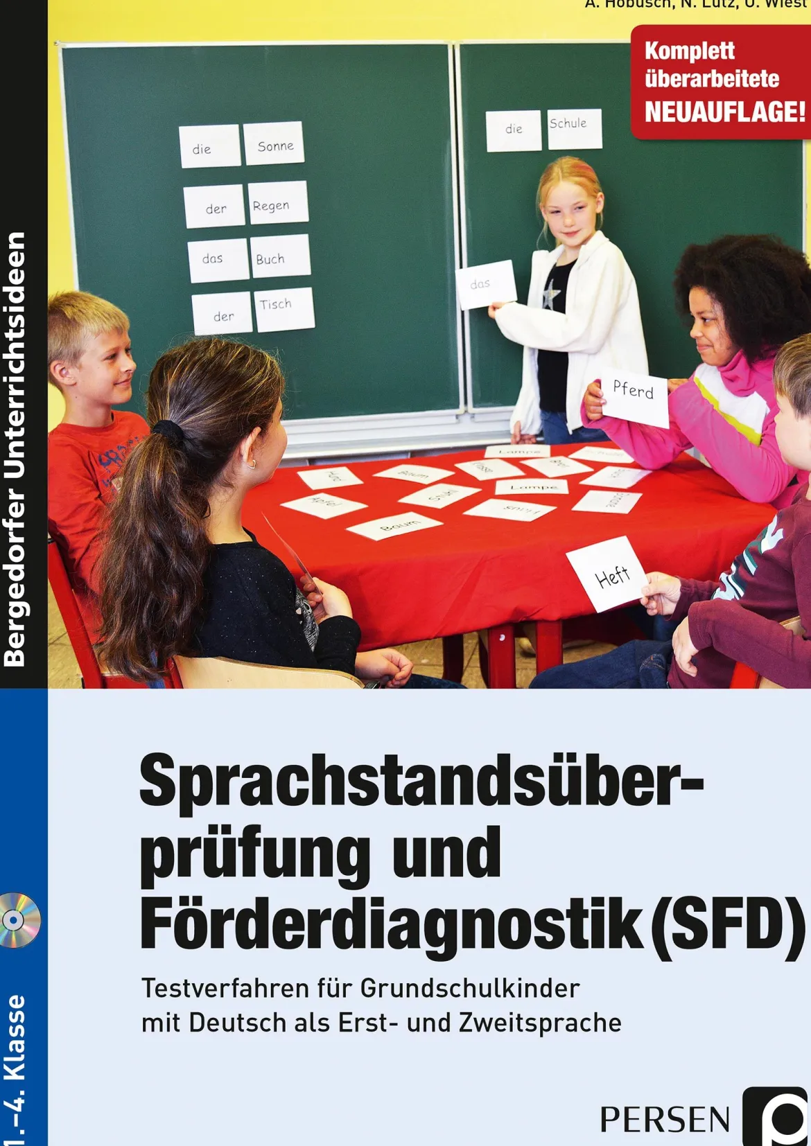 Sprachstandsüberprüfung und Förderdiagnostik (SFD), Buch inkl. CD, 1.-4. Klasse