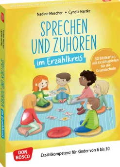 Sprechen und Zuhören im Erzählkreis, 30 Bildkarten, 6-10 Jahre